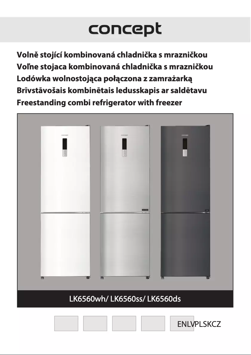 Page 1 of the manual User Manual Concept LK6560SS