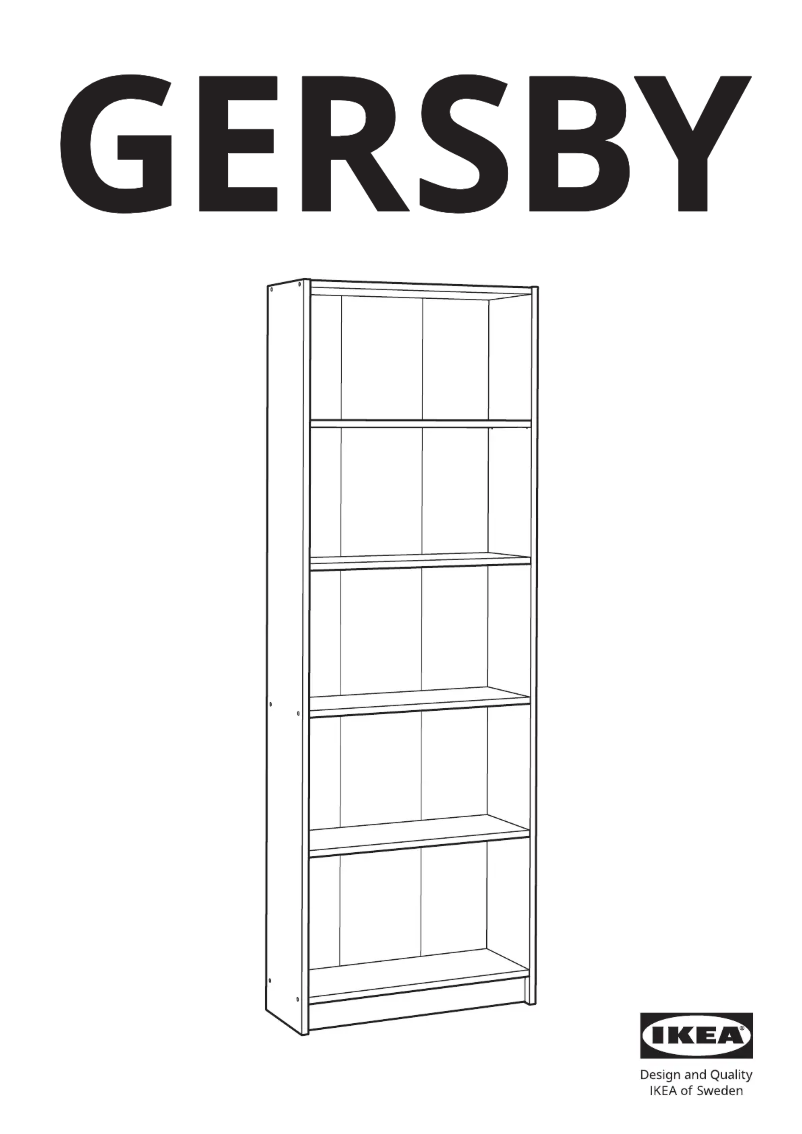 Page 1 of the manual User Manual Ikea GERSBY 702.611.31