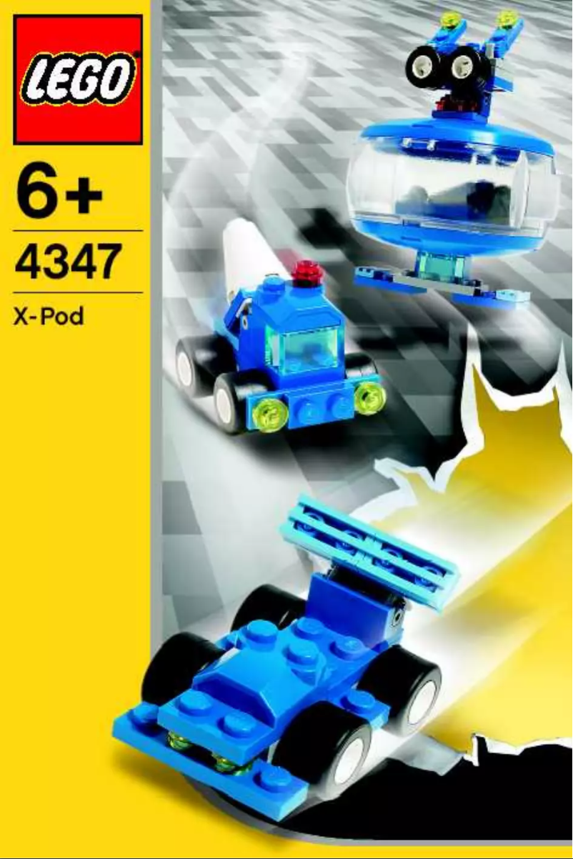 First page image of the manual for X-Pod 4347