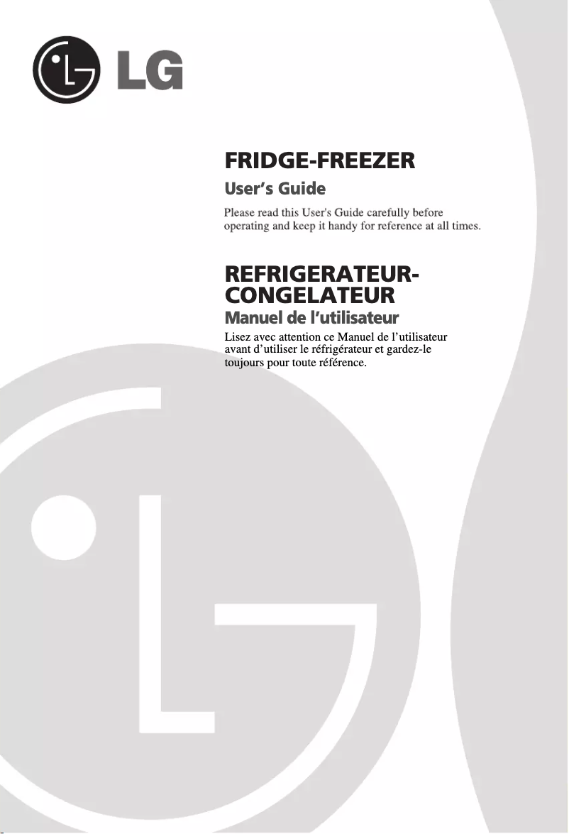 First page image of the manual for GC-B399BQ