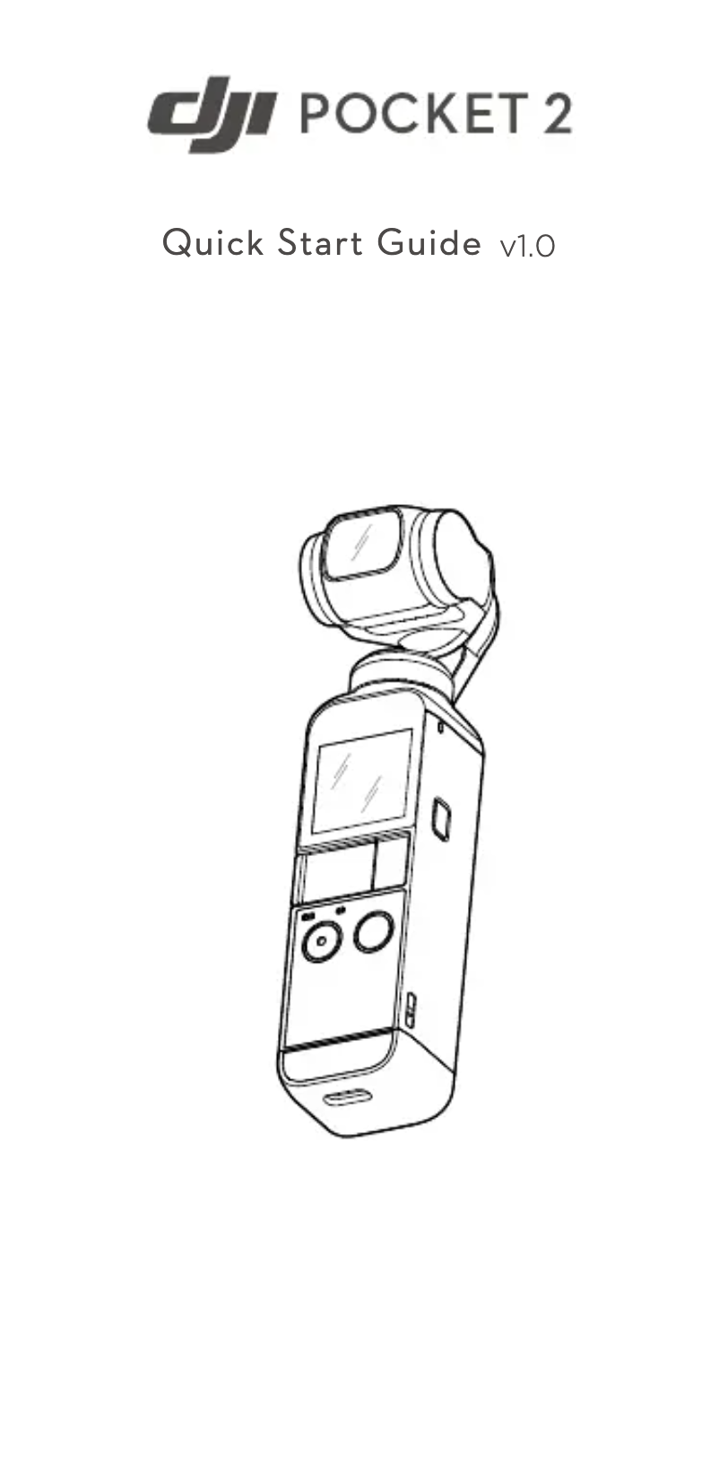 First page image of the manual for Pocket 2