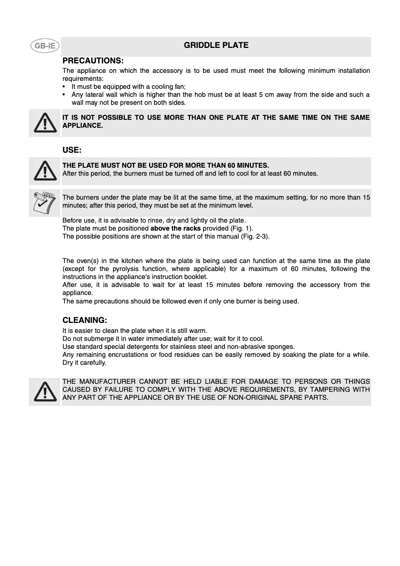 First page image of the manual for TBX6090