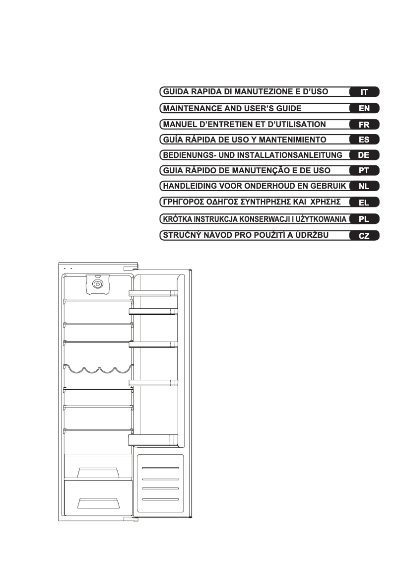Page 1 of the manual User Manual Rosieres RBLP3683/3