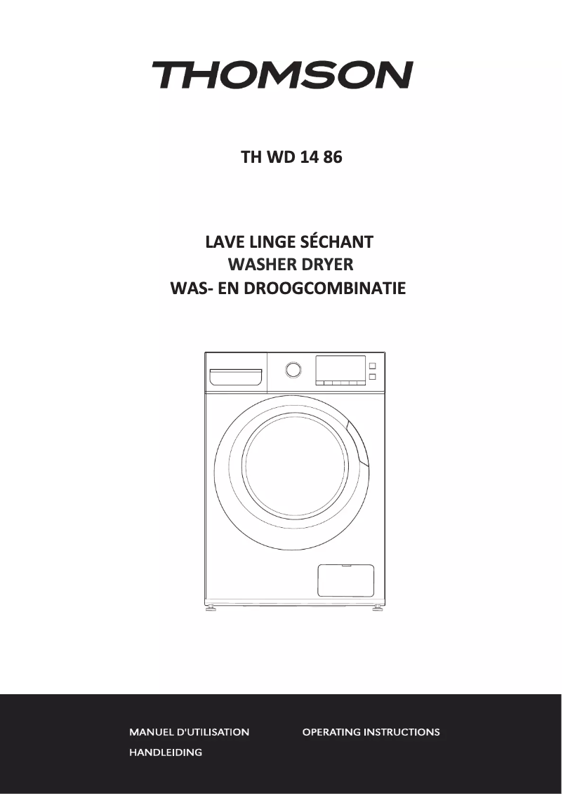 Page 1 of the manual User Manual Thomson TH WD 14860 WH