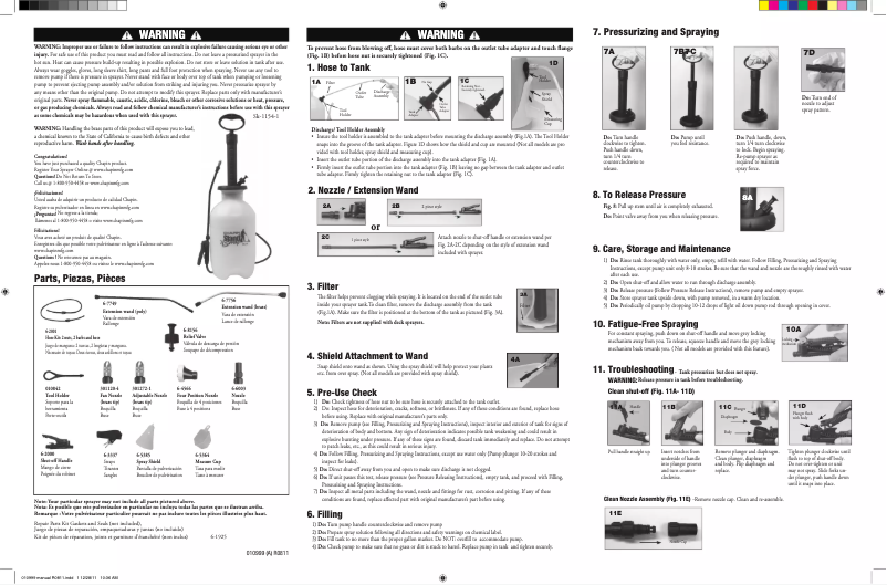 First page image of the manual for 29002