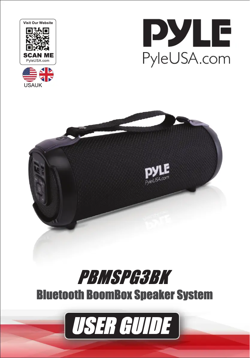 First page image of the manual for PBMSPG3BK