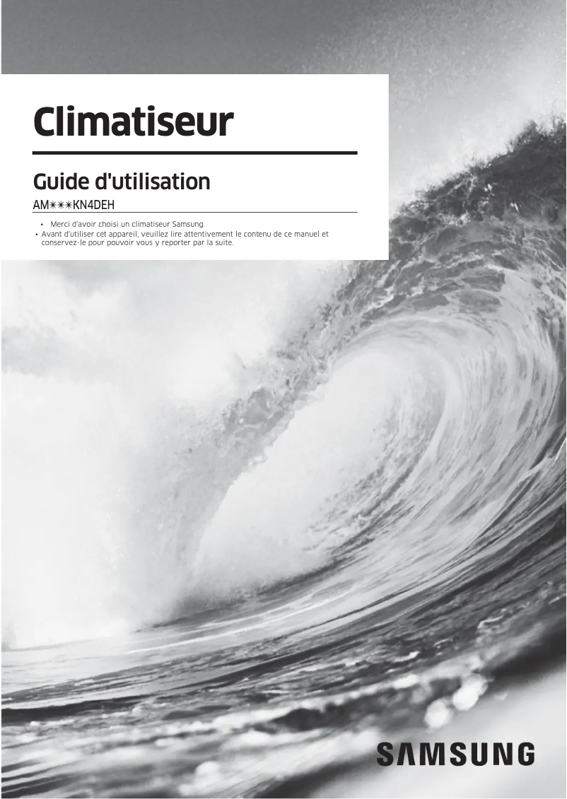 First page image of the manual for AM140KN4DEH