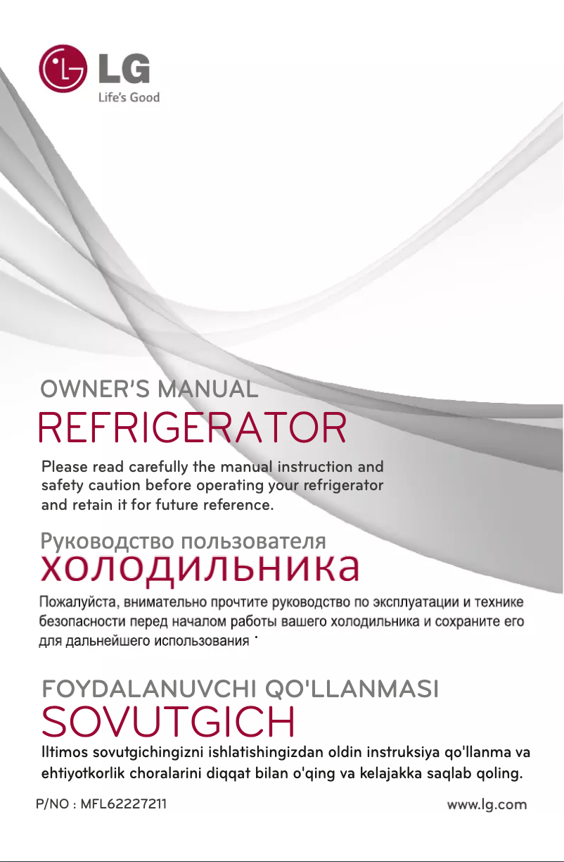 Page 1 of the manual User Manual LG GL-B183CAD