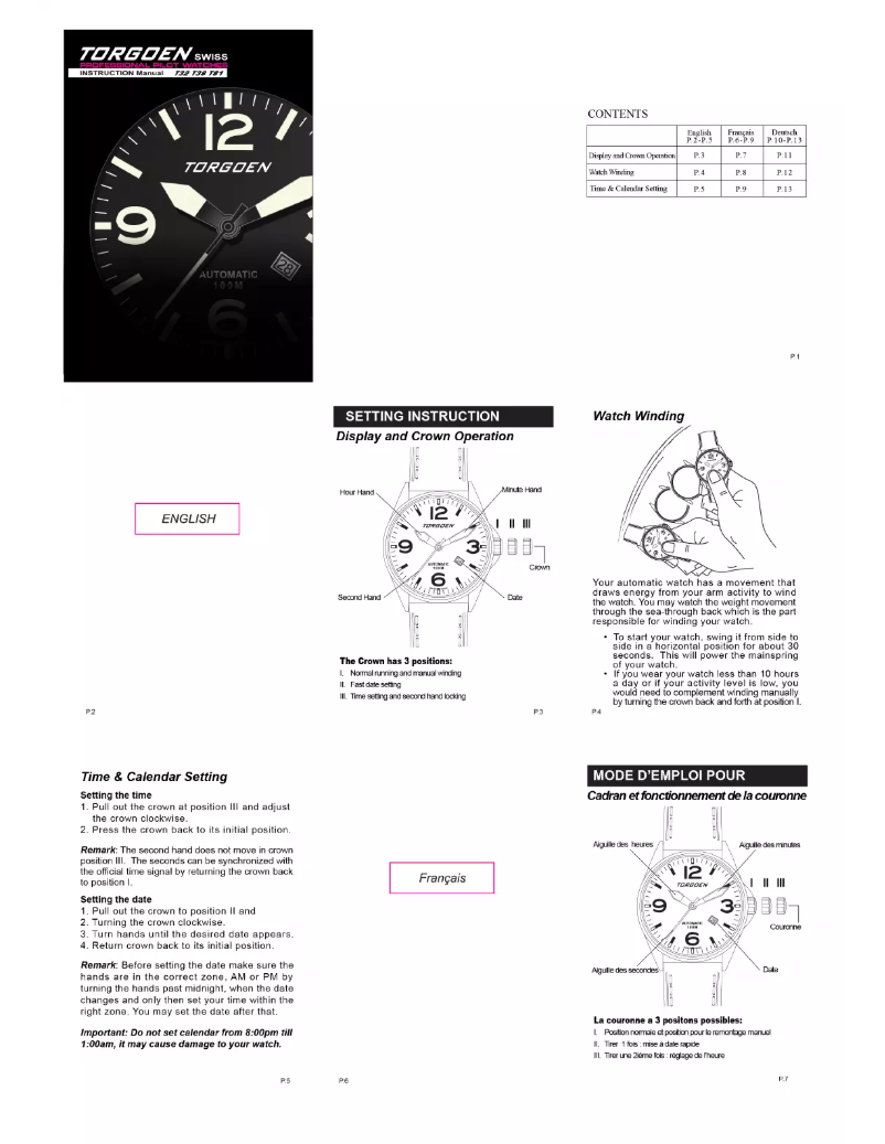 Page 1 of the manual User Manual Torgoen T38BK44SL
