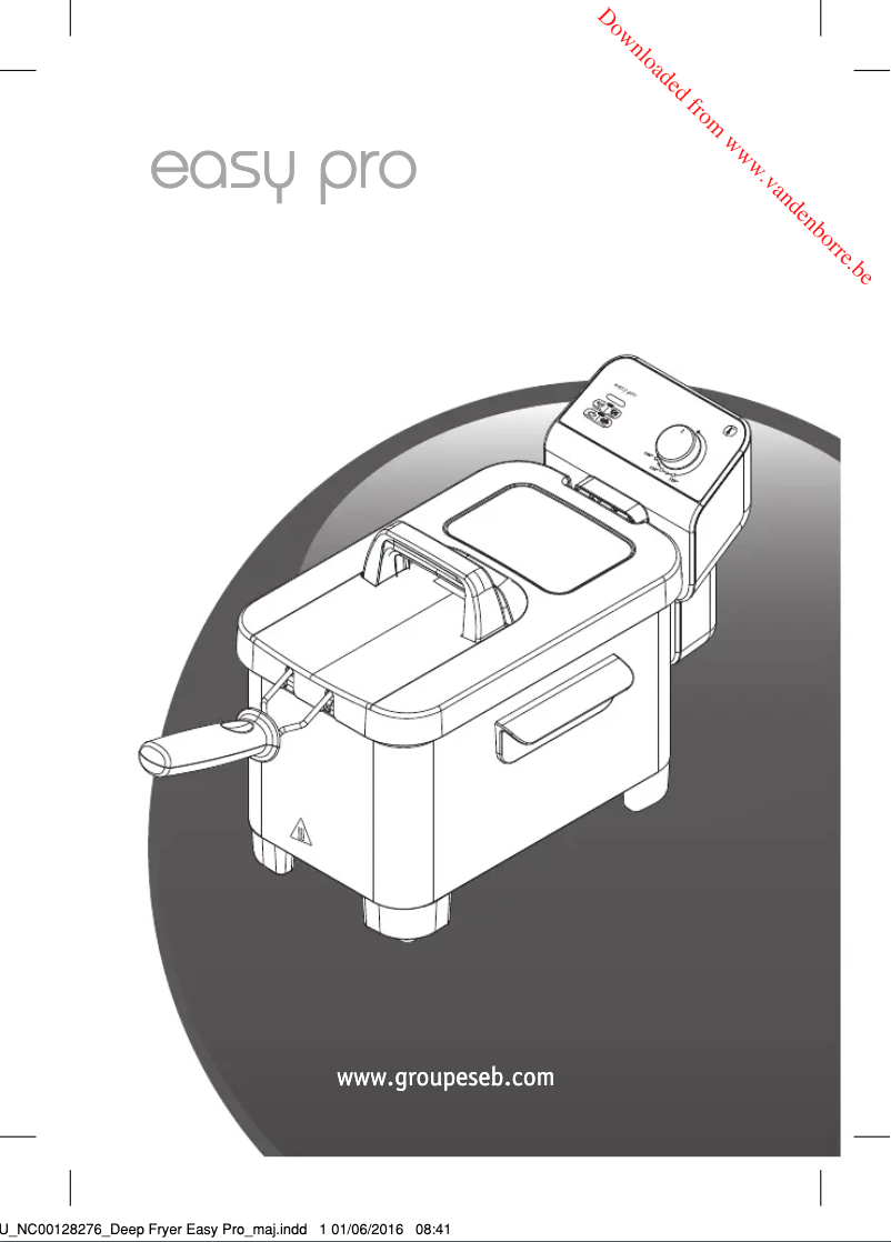 Page 1 of the manual User Manual Tefal Easy Pro FR331070