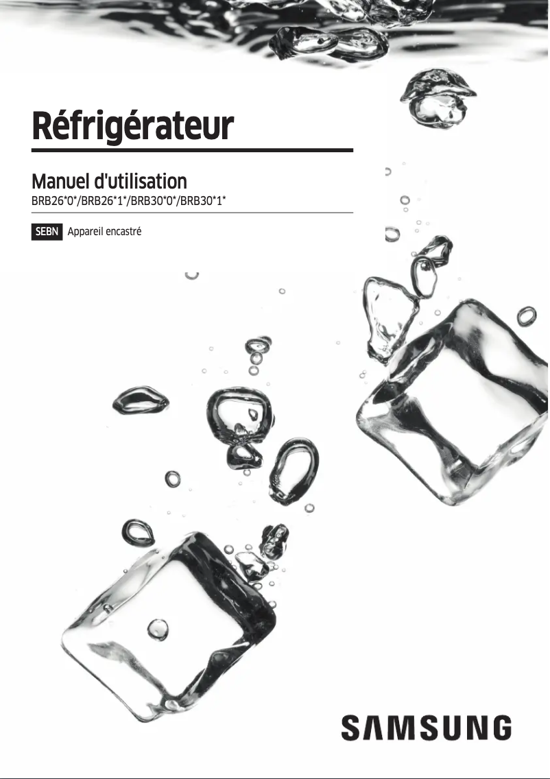 First page image of the manual for BRB26713DWW