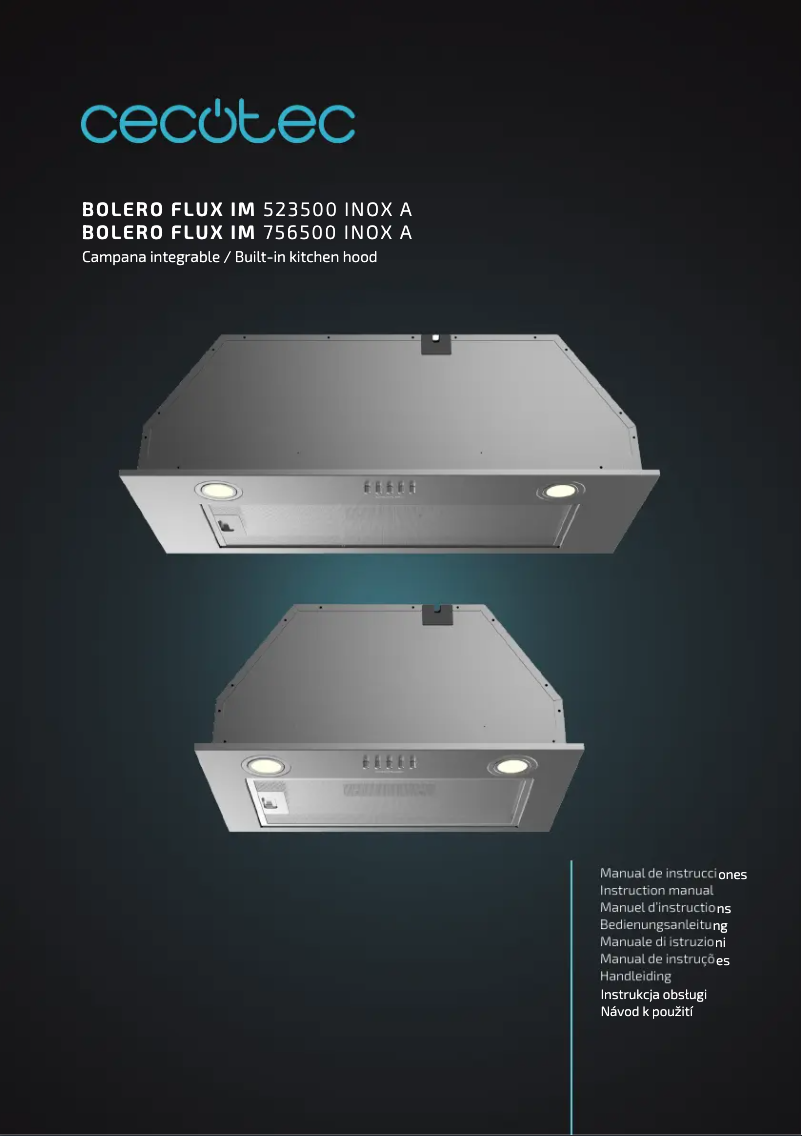 Page 1 of the manual User Manual Cecotec DrumFit Indoor 13000 Race