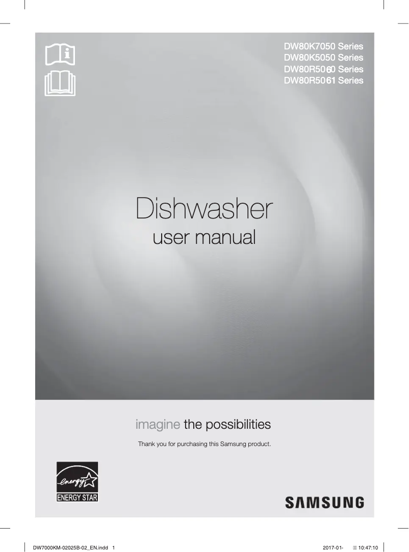 Page 1 of the manual User Manual Samsung DW80R7061US