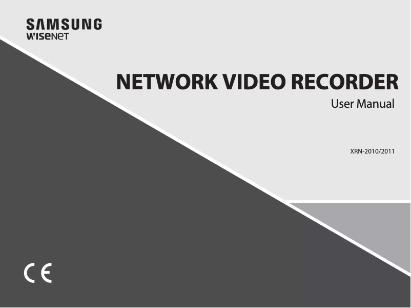 First page image of the manual for XRN-2011