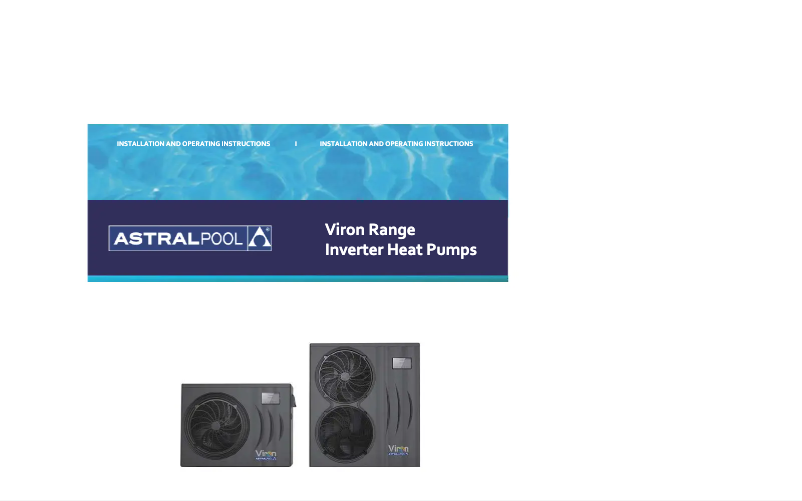 First page image of the manual for Viron Inverter iHP170