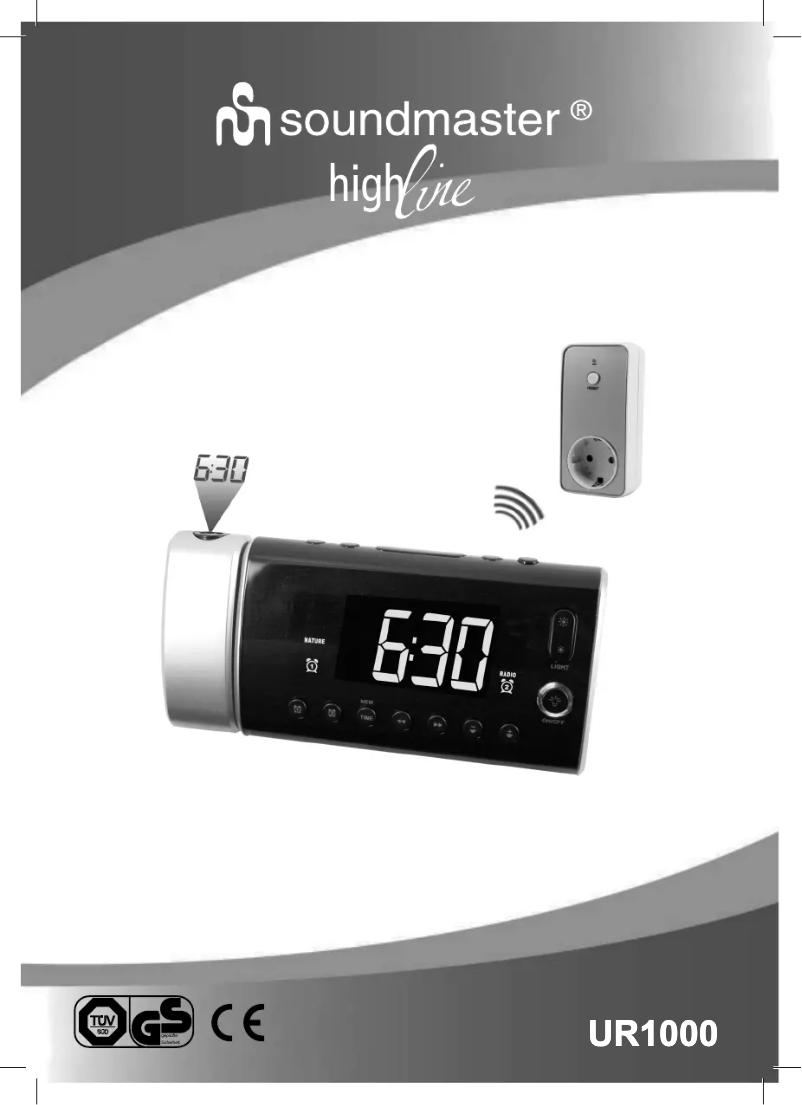 First page image of the manual for UR1000