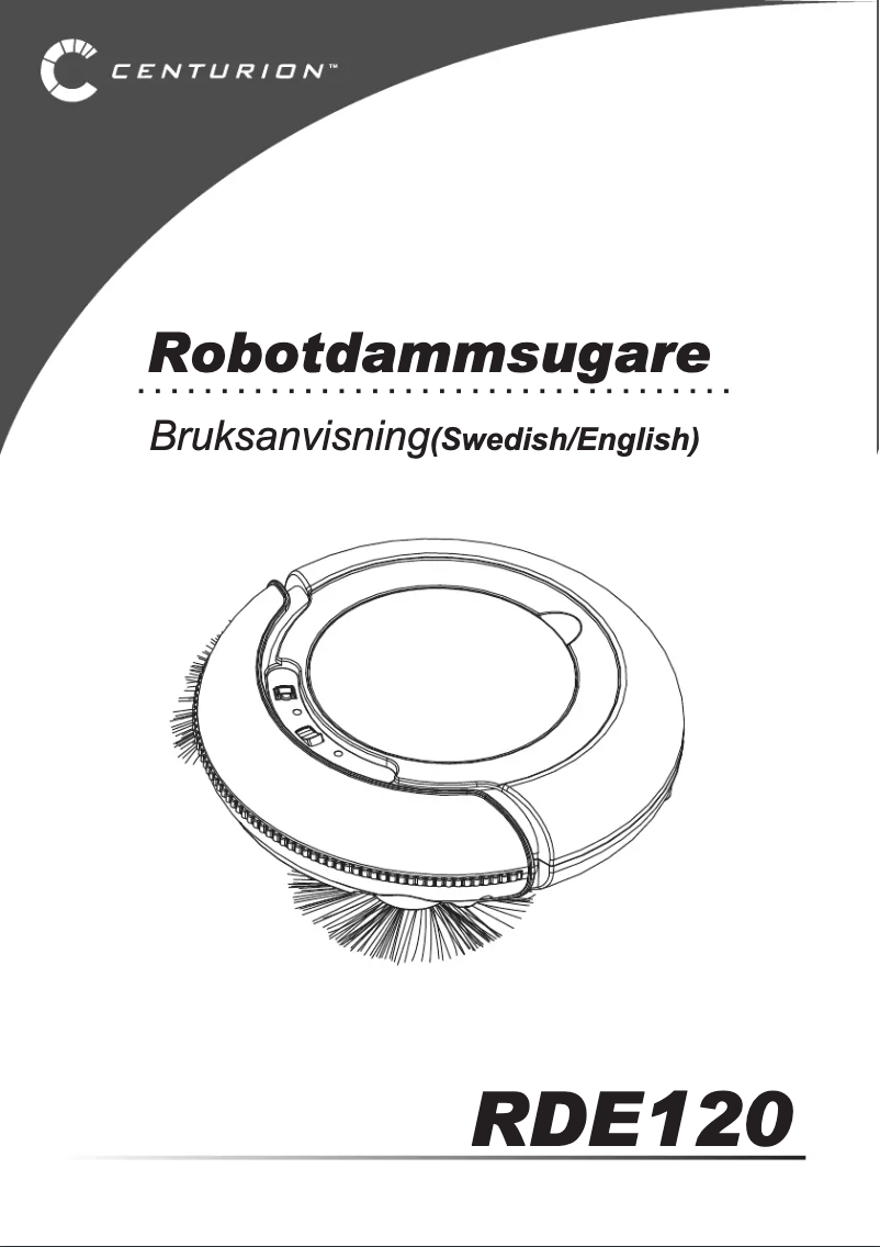 Page 1 of the manual User Manual Centurion RDE120