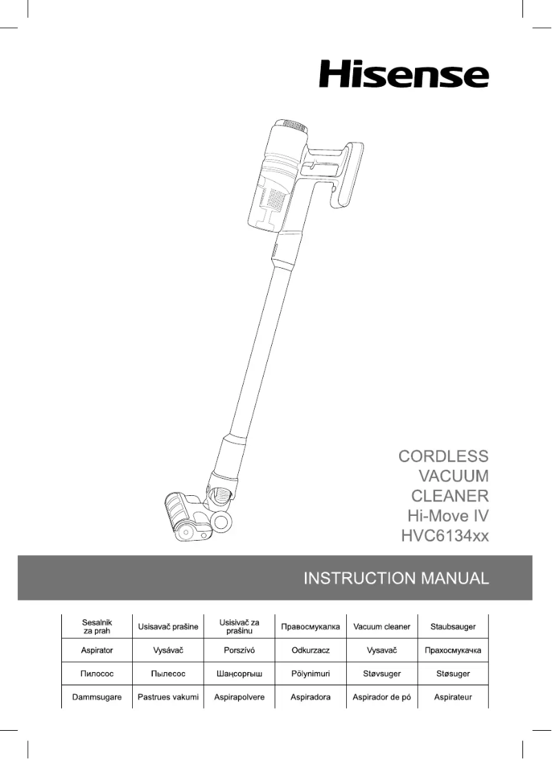 First page image of the manual for HVC6134W