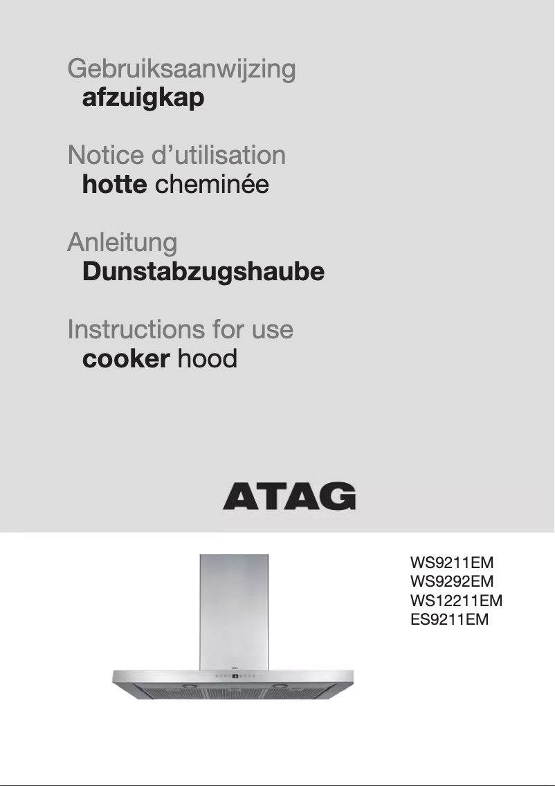 First page image of the manual for WS9211EM