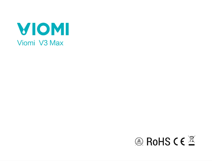 Page 1 of the manual User Manual Viomi V3 Max