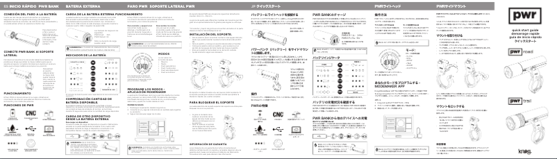 Page 1 of the manual User Manual Knog PWR Trail