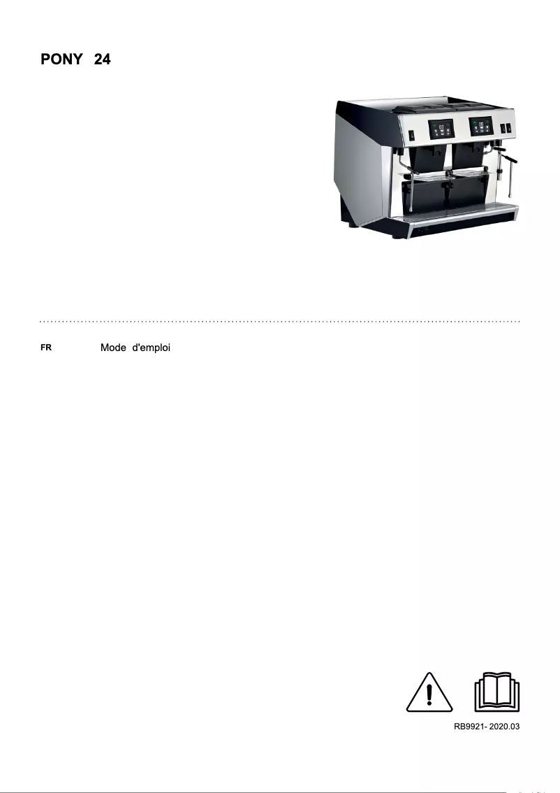 First page image of the manual for Pony 4