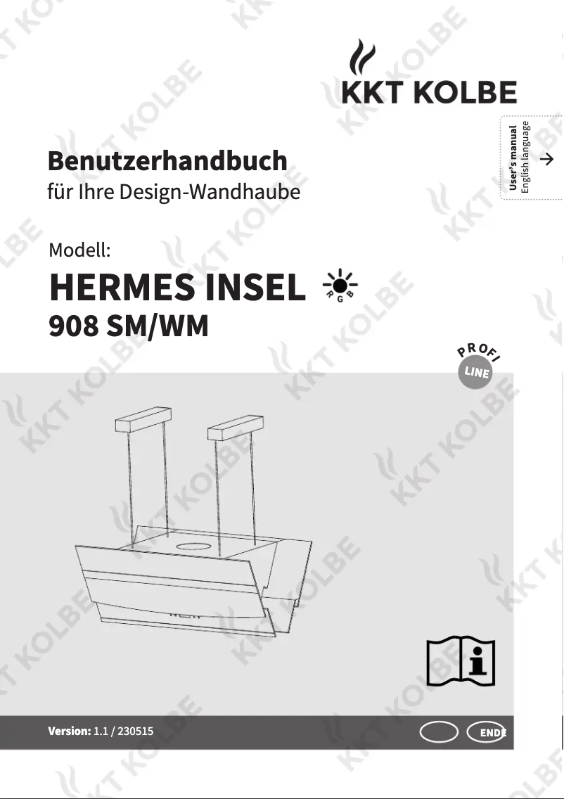 First page image of the manual for HERMES INSEL 908 SM