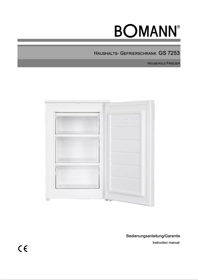 First page image of the manual for GS 7253