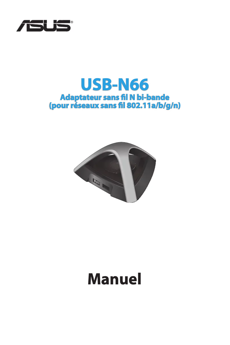 Page 1 of the manual User Manual Asus USB-N66