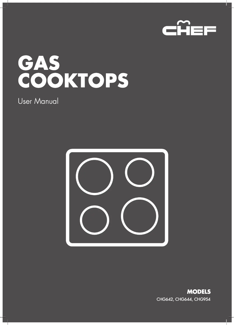 Page 1 of the manual User Manual Chef CHG954