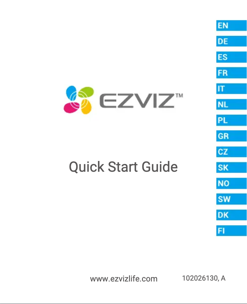 First page image of the manual for DP1C