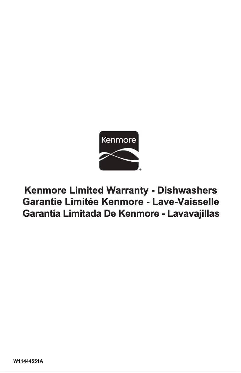 Page 1 of the manual Warranty Information Kenmore 13090