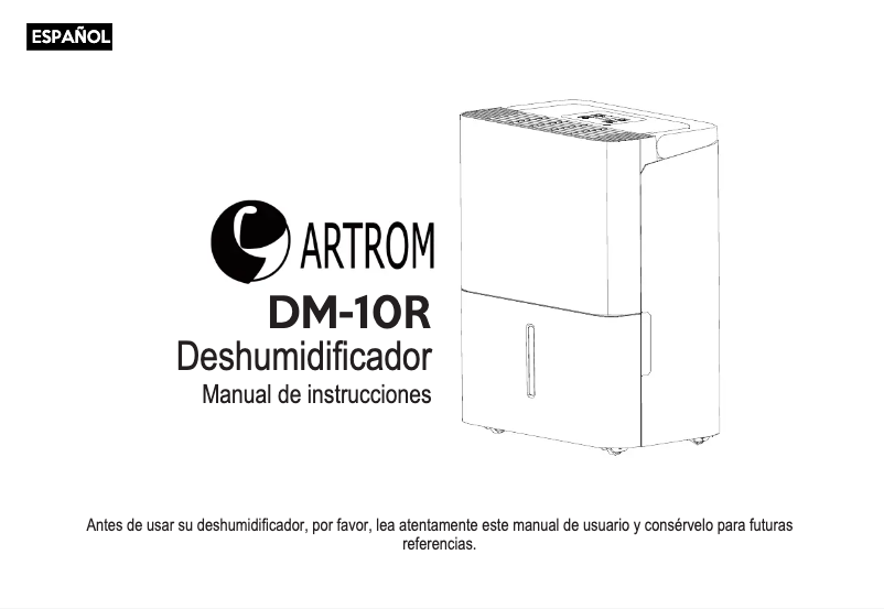 First page image of the manual for DM-10R
