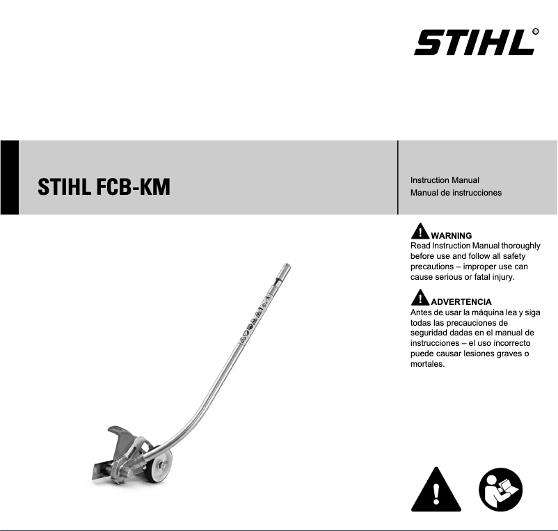 Page 1 of the manual User Manual Stihl FCB-KM