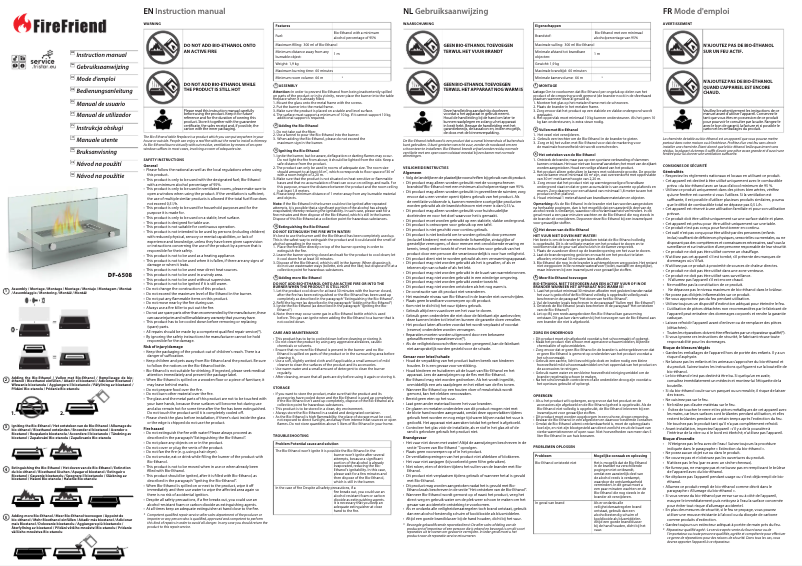 First page image of the manual for DF-6508