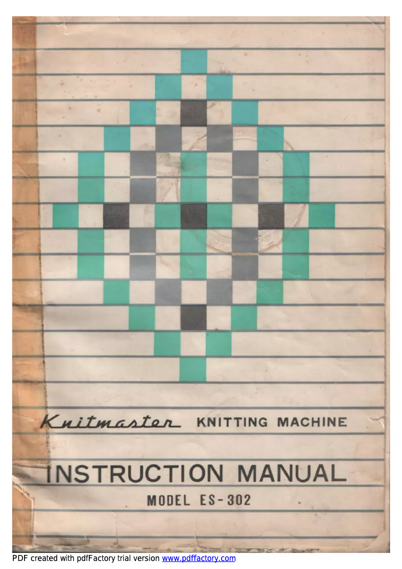 First page image of the manual for ES-302