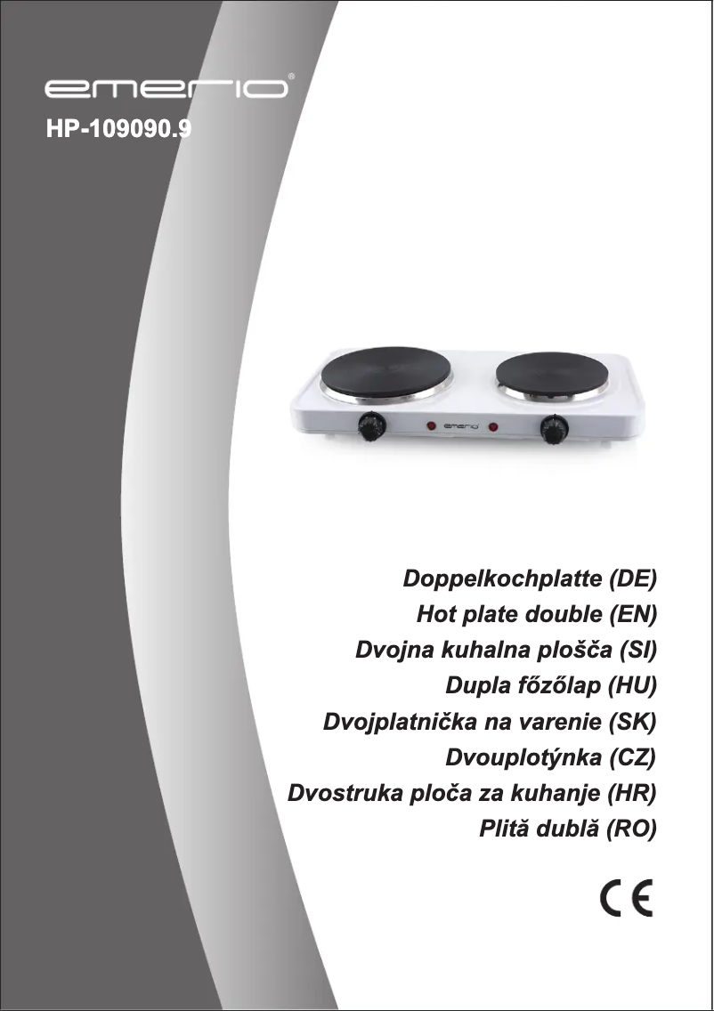 Page 1 of the manual User Manual Emerio HP-109090.9