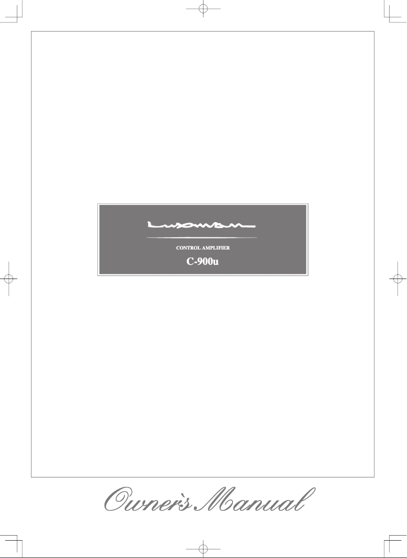 Image de la première page du manuel de l'appareil C-900u