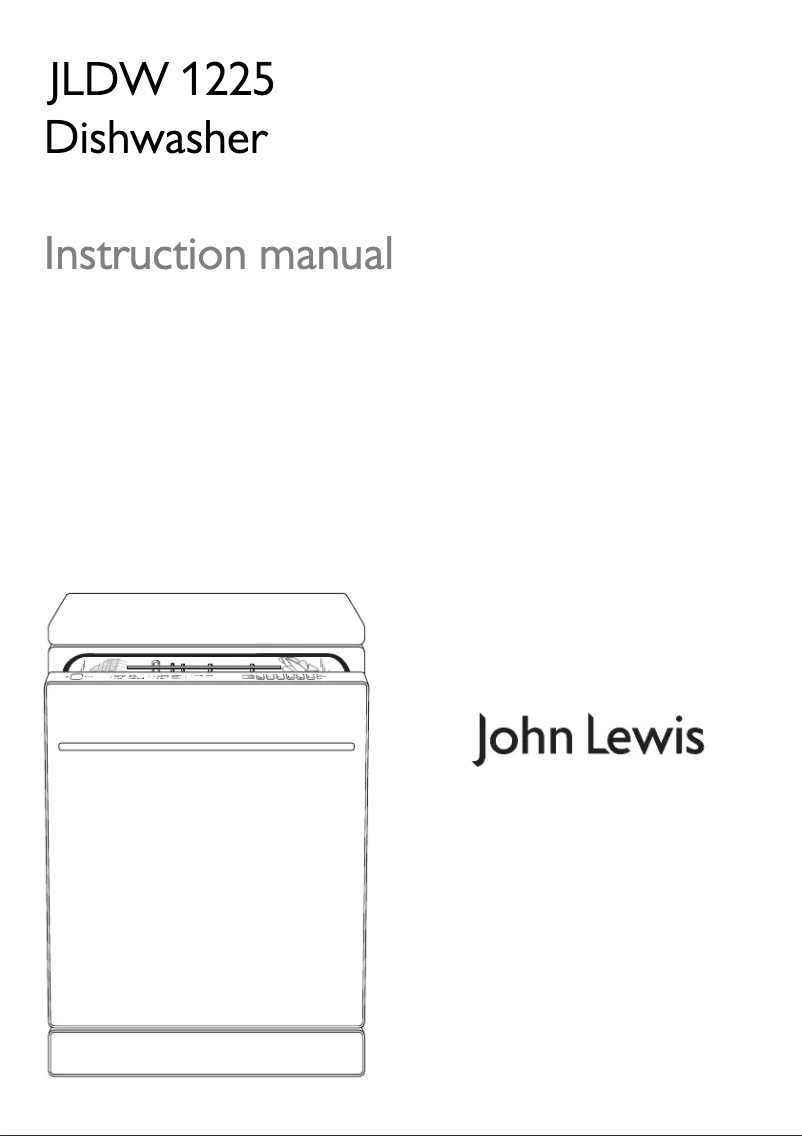 First page image of the manual for JLDW 1225