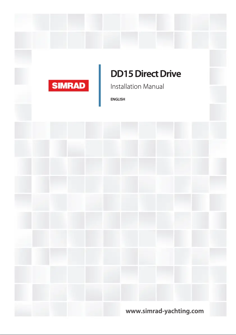 First page image of the manual for DD15