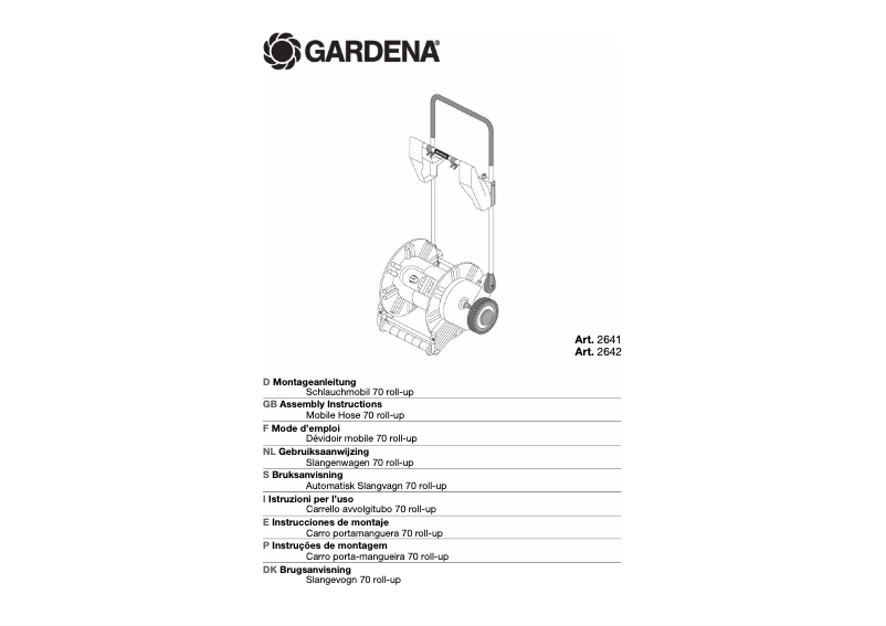 First page image of the manual for 2641