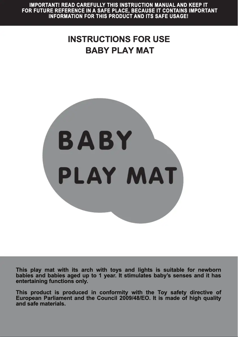 First page image of the manual for Forest spring