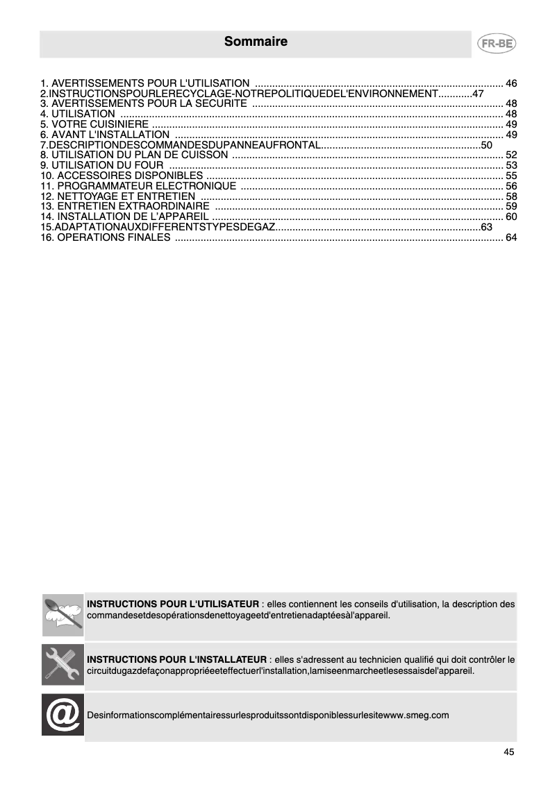 First page image of the manual for C9GMX1