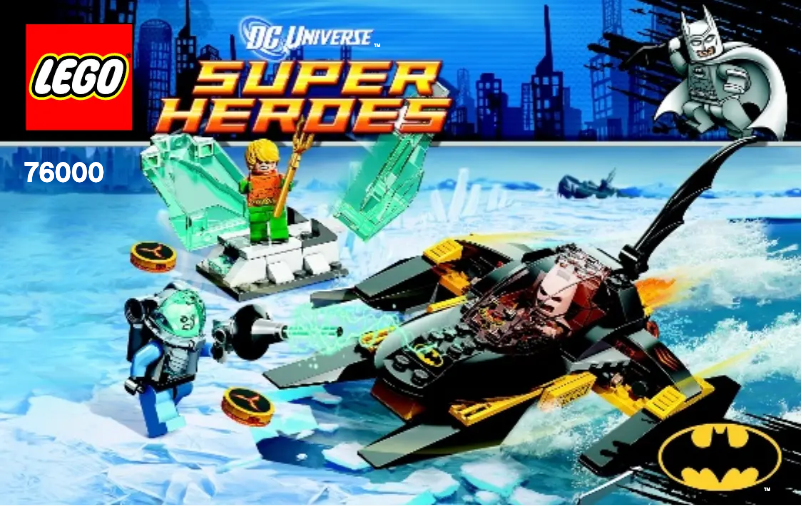 First page image of the manual for Arctic Batman (TM) vs. Mr. Freeze (TM): Aquaman ..