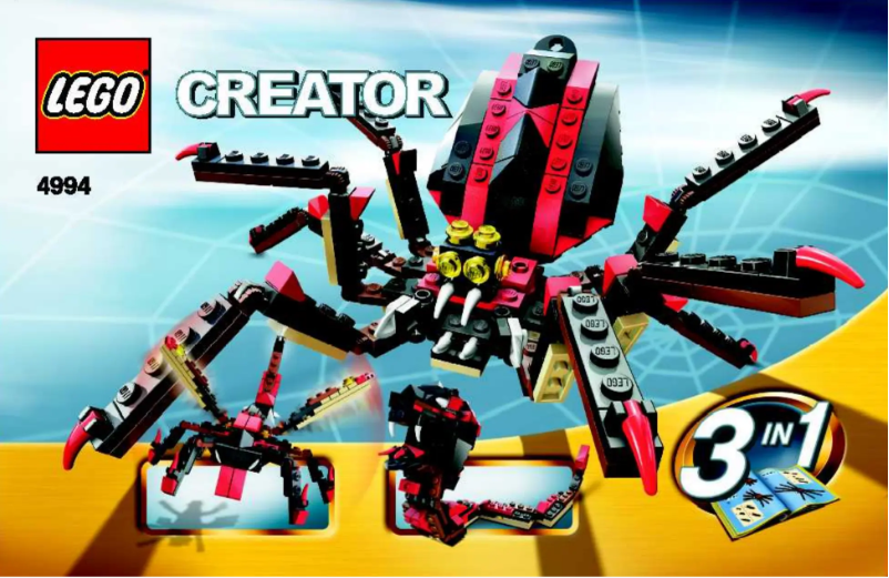Page 1 of the manual User Manual Lego Creator 4994