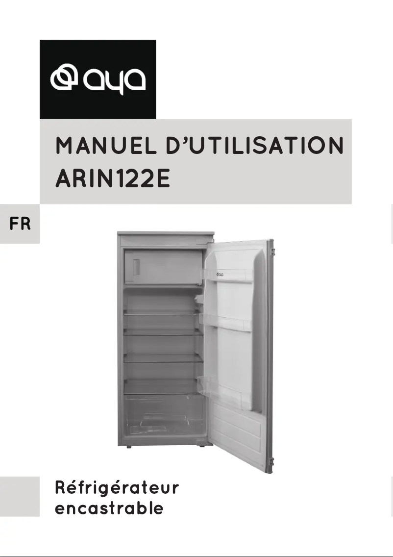Page 1 of the manual User Manual AYA ARIN122E