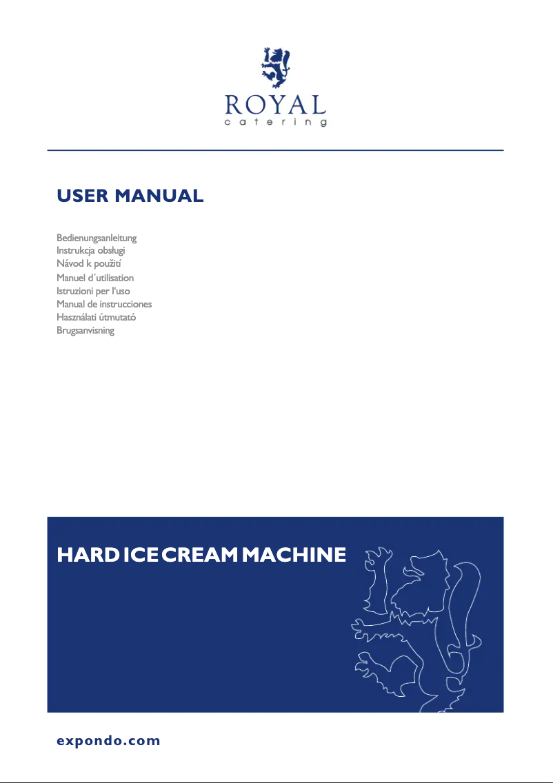 First page image of the manual for RCHI-02