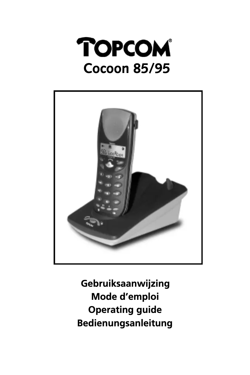 First page image of the manual for Cocoon 85