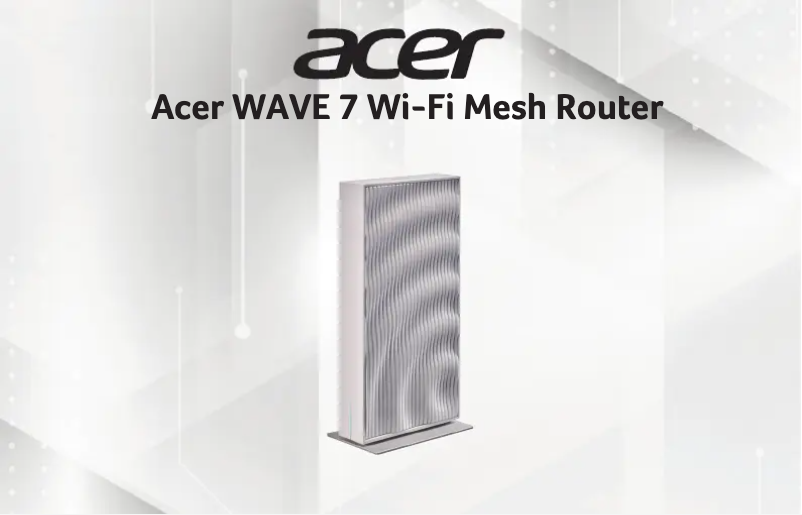 Page 1 of the manual User Manual Acer Wave 7