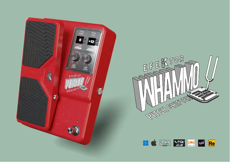 First page image of the manual for Efektor Whammo